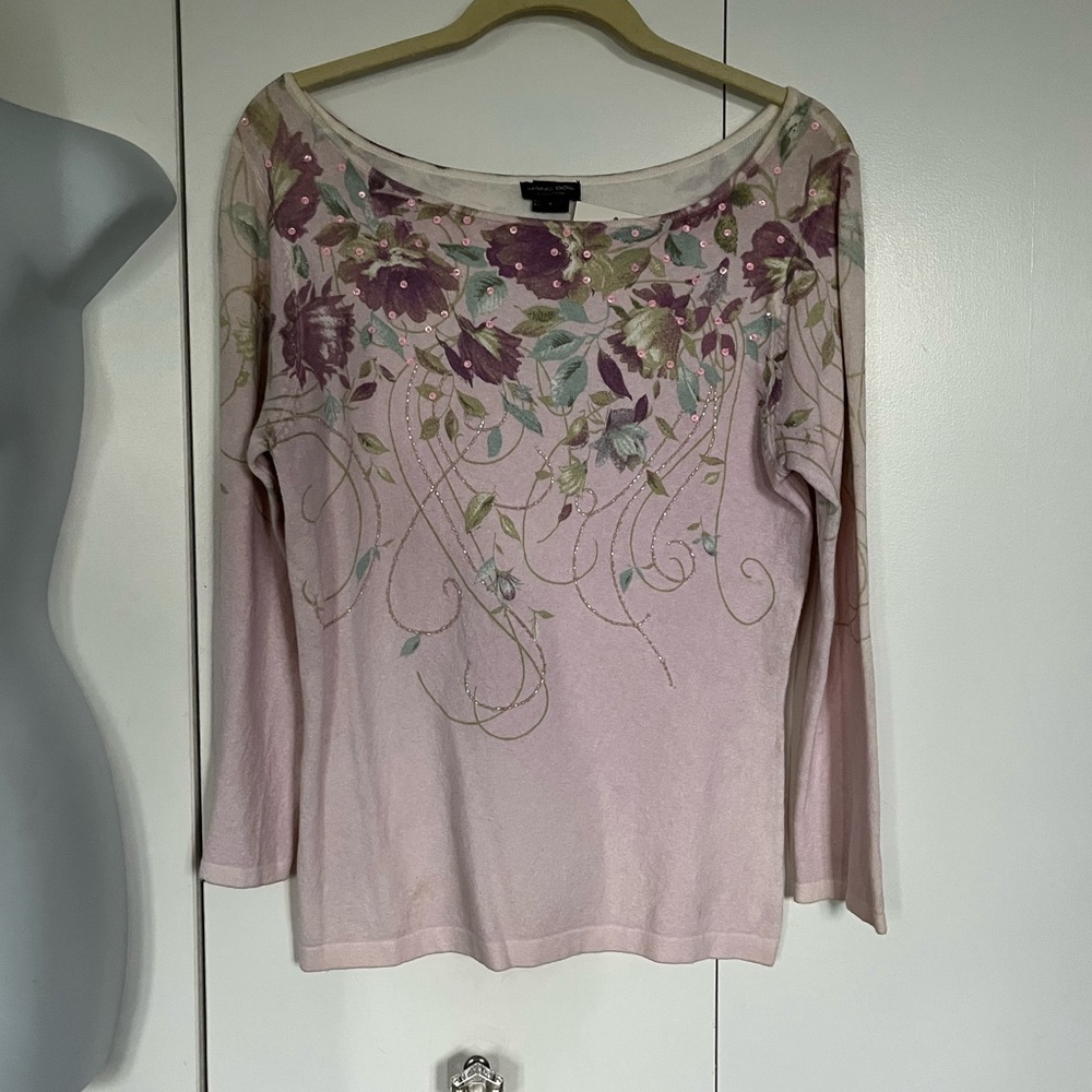 NWT Vintage Jane Doe Pink Sweater